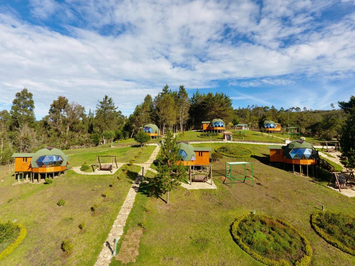 Glamping Y Chalet Aventura Park Villa De Leyva La Periquera Exterior foto