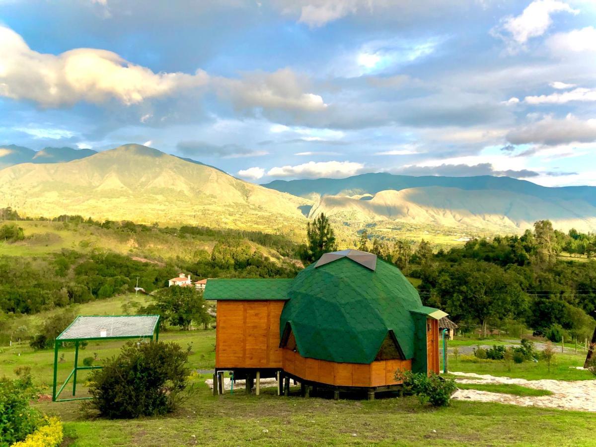 Glamping Y Chalet Aventura Park Villa De Leyva La Periquera Exterior foto