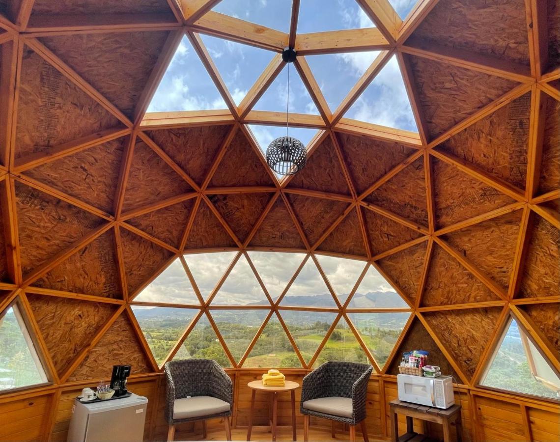 Glamping Y Chalet Aventura Park Villa De Leyva La Periquera Exterior foto