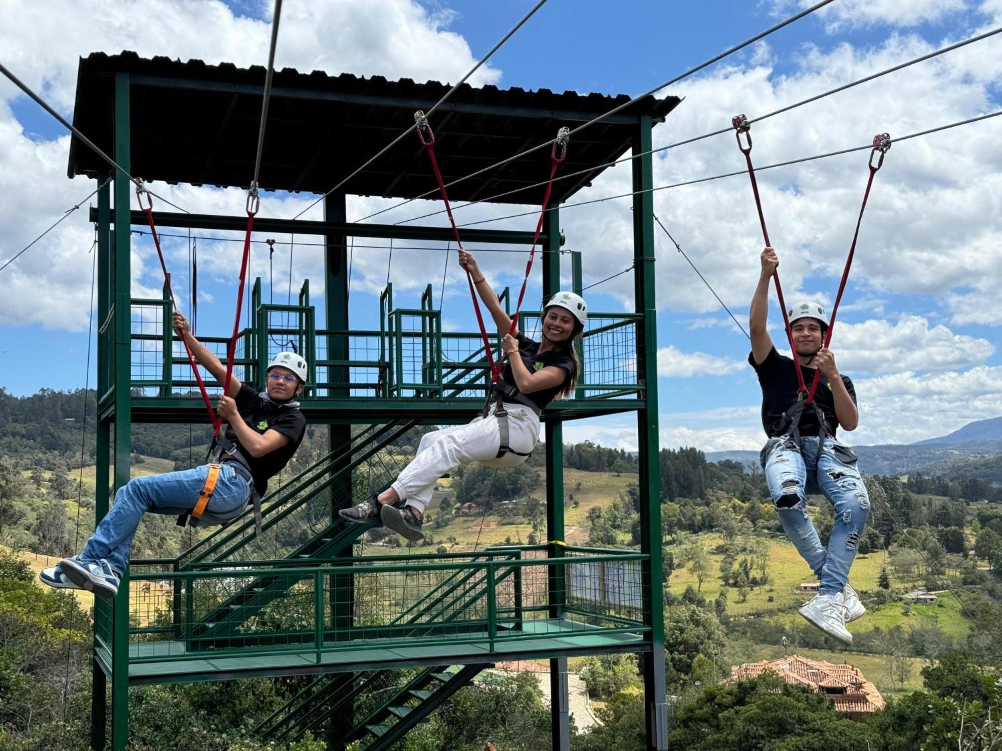 Glamping Y Chalet Aventura Park Villa De Leyva La Periquera Exterior foto